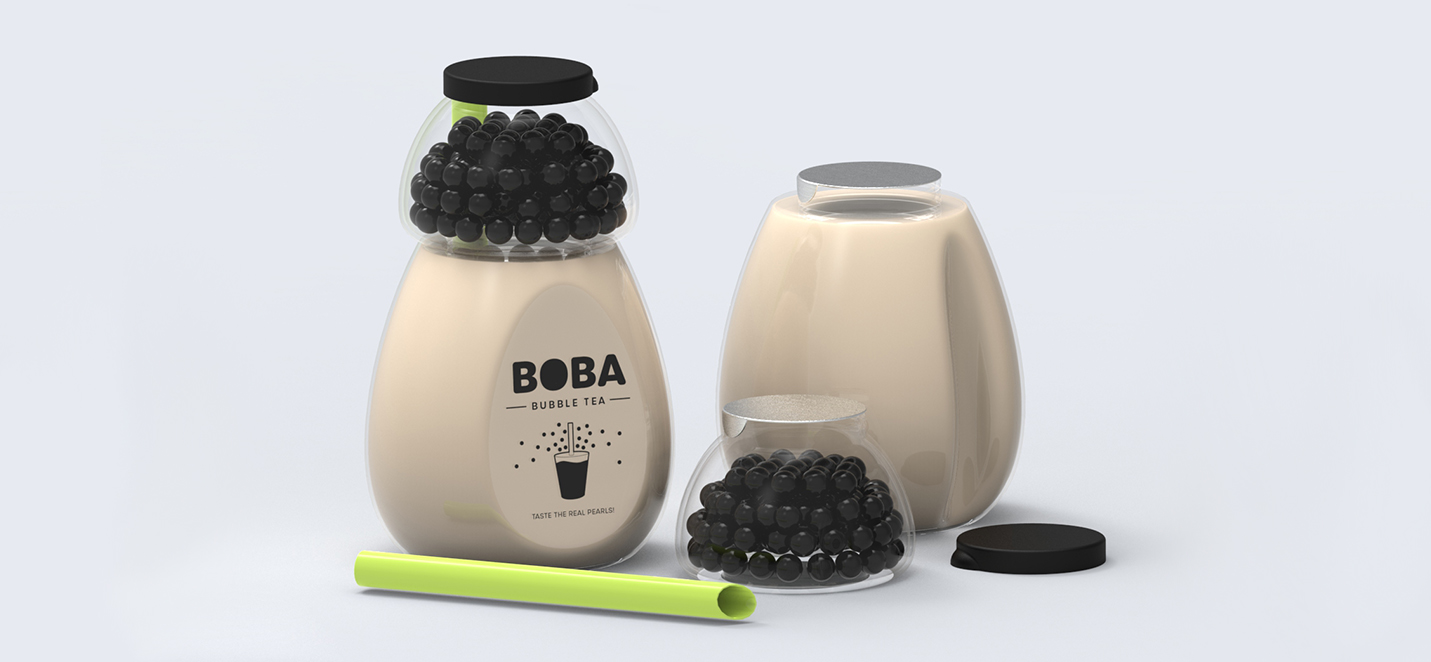 BOBA Bubble Tea Packaging