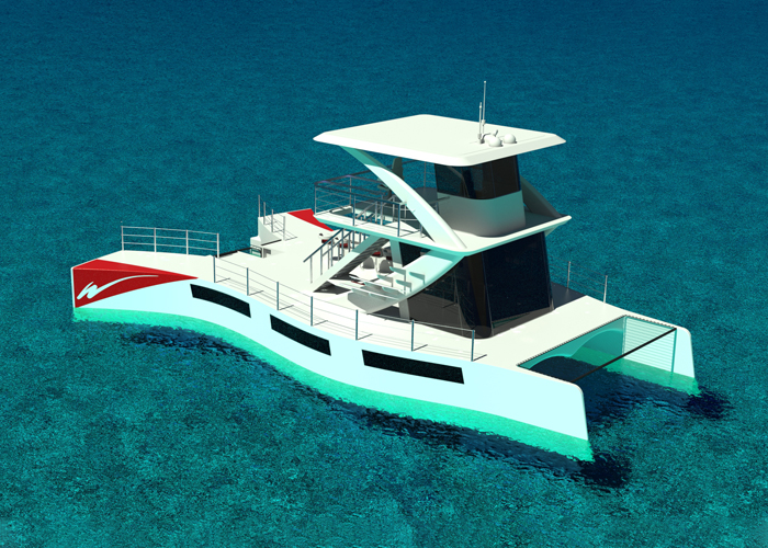 WaveKicker Catamaran